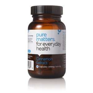 Pure Matters Cinnamon Extract 250mg 60 capsules + FREE 