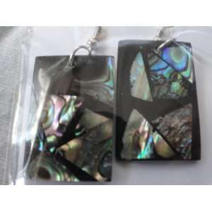  Mother of Pearl Geometric Earings 