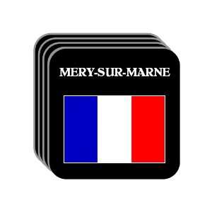  France   MERY SUR MARNE Set of 4 Mini Mousepad Coasters 