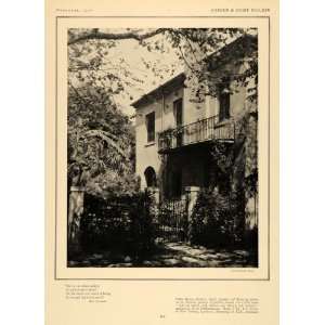  1926 Print J.C. Lyons Home Armstrong Koch Architects 