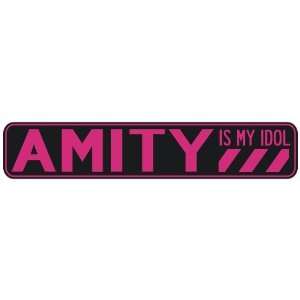   AMITY IS MY IDOL  STREET SIGN