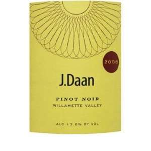  2008 J. Daan Pinot Noir Willamette Valley 750ml Grocery 