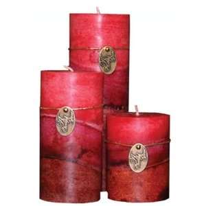  ACheerfulCandle F64 08 6 in. x 4 in. Round Fuze Apple 