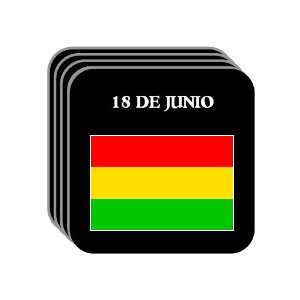  Bolivia   18 DE JUNIO Set of 4 Mini Mousepad Coasters 