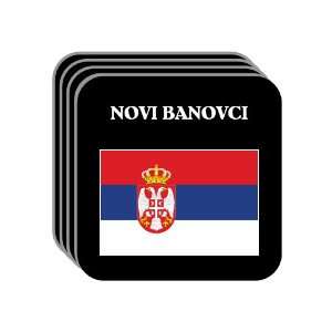  Serbia   NOVI BANOVCI Set of 4 Mini Mousepad Coasters 