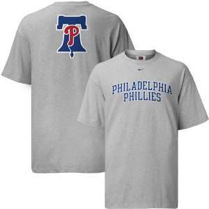   Philadelphia Phillies Ash Changeup Arched T shirt