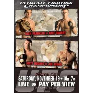  UFC 56 Autographed Poster 