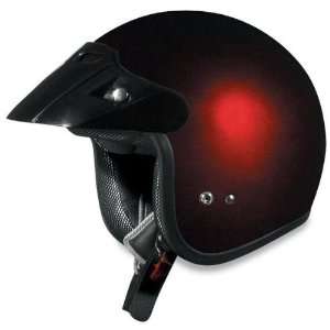   Face Motorcycle Helmet Wine Red Extra Small XS 0104 0089 Automotive