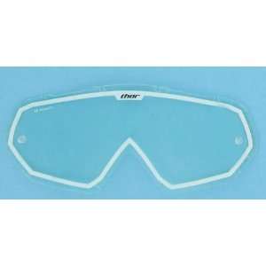 Thor Youth Enemy Goggle Tear Off Lenses , Color Clear/White 2602 0236