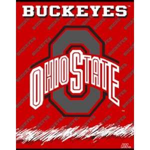 Ohio State Buckeyes 50x60 Blanket Throw Sports 
