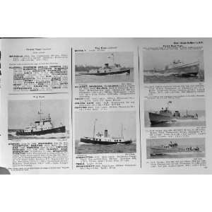  1953 54 Ships Tuckahor Naugatuck Manhattan Seaman