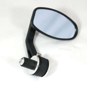 One Piece Motorcycle ATV Rear View Bar End Mirror Universal Fit 7/8 