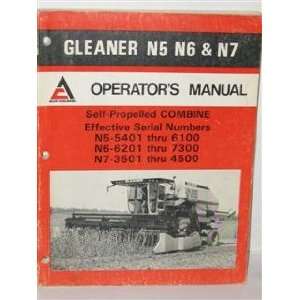 Allis Chalmers Gleaner N5, N6 and N7, self propelled combine operators 