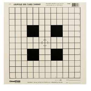 Champion Nra Targets Ga 53 100 Yard Rifle Scope Sight In 14 X14 Inch 