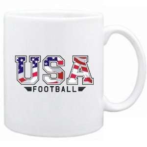  New  Usa Football / Flag Clip   Army  Mug Sports