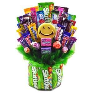 Sweets in Bloom Skittles n Grins, 3.5 Pound Box  Grocery 