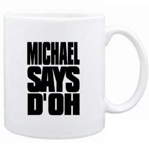  Mug White Michael says doh Urbans