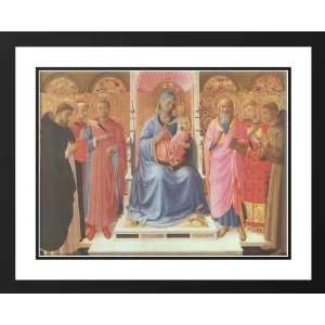   36x28 Framed and Double Matted Annalena Altarpiece