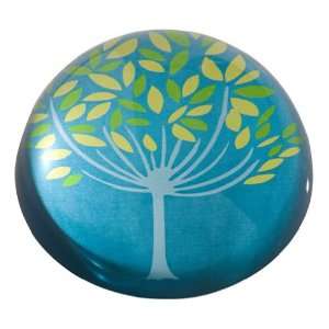  3.75 Glass Domed Tree Paperweight