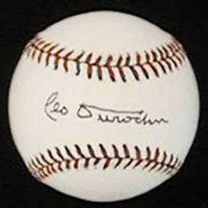  Leo Durocher Autographed Baseball