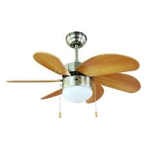  Minos Collection 30 Satin Nickel Ceiling Fan