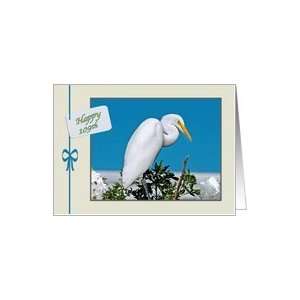  109th Birthday Card with Great Egret Card Toys & Games