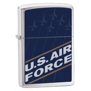  Zippo Military Air Force Blue Pocket Lighter Sports 