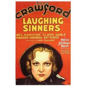  Laughing Sinners (1931) 27 x 40 Movie Poster Style A
