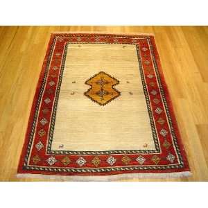    3x4 Hand Knotted Gabbeh Persian Rug   411x37
