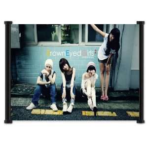 Brown Eyed Girls Kpop Fabric Wall Scroll Poster (26x16 