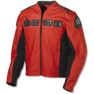   Leather Jacket , Color Red, Size 3XL 2810 1270 Automotive