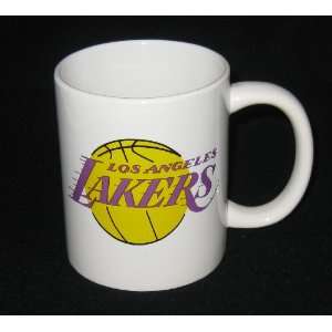  Los Angeles Lakers NBA 11 oz. Logo White Ceramic Coffee 