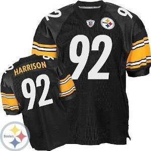 Pittsburgh Steelers 92# James Harrison Jerseys Black Authentic NFL 