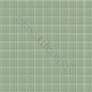   Green Crystile Solids Glossy Glass Tile   14500