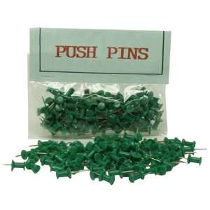   Green Push Pins / Thumbtacks   100 pushpins per box