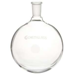 Chemglass CG 1506 27 Glass 3000mL Heavy Wall Single Neck Round Bottom 