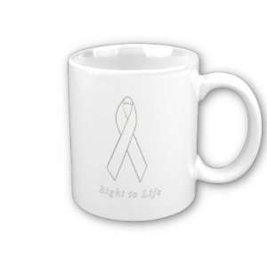 Right to Life Awareness Ribbon Coffee Mug 
