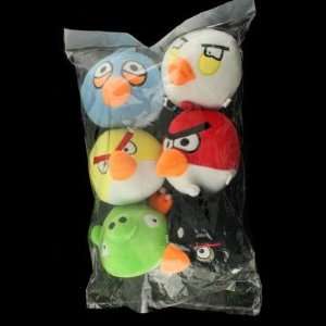  Angry Birds 6pcs 5 inch iPhone Game Plush Toys Window 