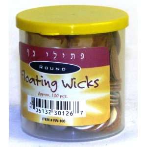  Floating Wicks   Round, Approx. 100 Pcs. 1 Tub