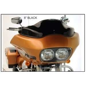  Flare Windshield   8 inches Black for 98 and newer 