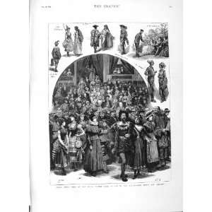  1883 FANCY DRESS BALL ROYAL ALBERT HALL BOLINGBROKE