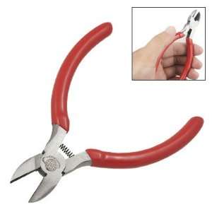 Amico Red Plastic Coated Grip 4.5 Diagonal Pliers Wire 
