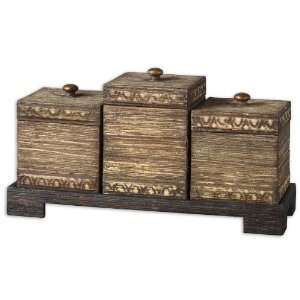  19528 Camillus, Boxes and Tray, S/4 by uttermost