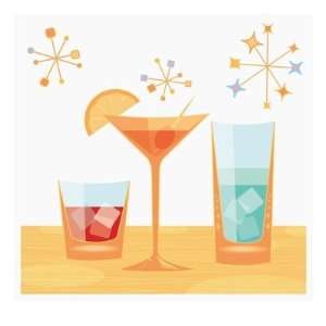  two drinks and a martini Premium Giclee Poster Print 