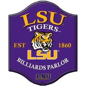   Tigers Louisiana State Wooden Pub Style Wall Sign