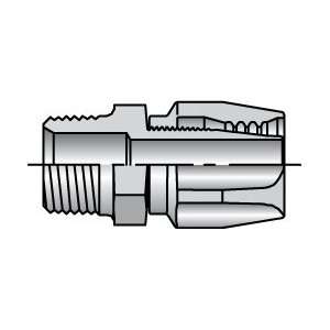  Parker 7/8id 1x11 1/2ml Conn 21series Nptf Hose Ftg