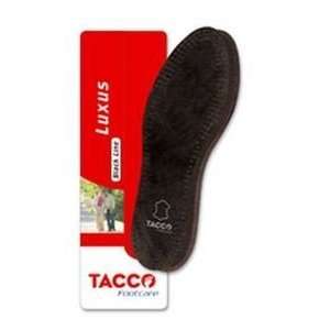  Tacco 713 Black Luxus Comfort Leather Insoles   1 Pair 