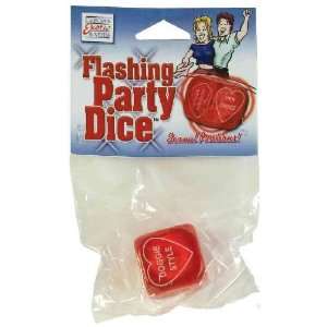  Flashing Party Dice   Red