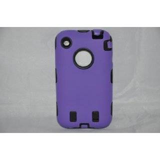  Iphone KING Case 3g, 3gs   Purple Silicone Over Pink Hard 