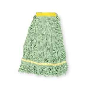 Tough Guy 1NNW9 Wet Mop, Recycled, Green, Sz Large  